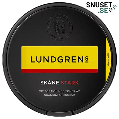 Lundgrens Skåne Stark Vit Portion ny design novermber 2024
