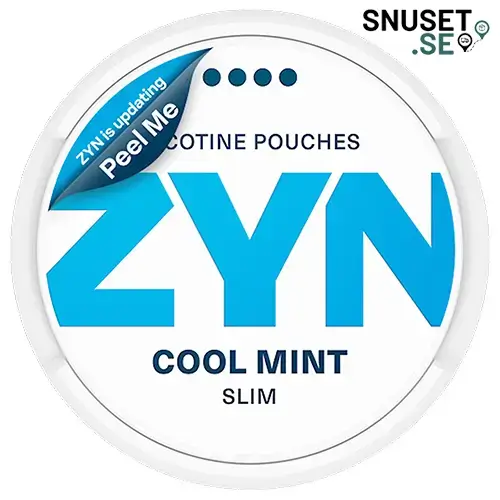 Zyn Cool Mint Slim 4 snart ny design 2025