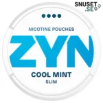 Zyn Cool Mint Slim Stark äldre design och känsla