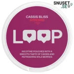 Loop Cassis Bliss Slim tidigare design och dosa