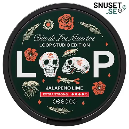 Loop Jalapeño Lime Extra Strong ny tillfällig design oktober 2024