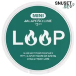 Loop Jalapeño Lime Mini tidigare design och dosa