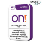On! Licorice 3mg Mini
