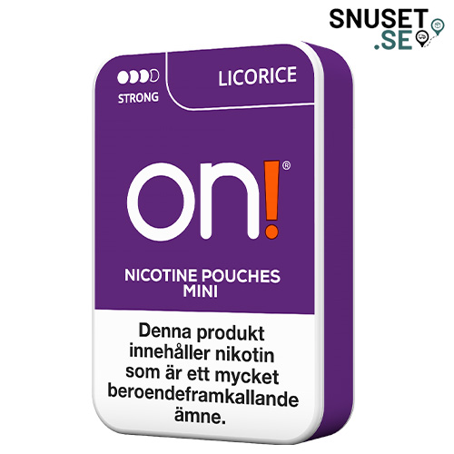 On! Licorice 6mg Stark Mini