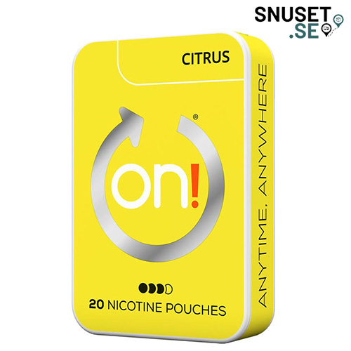 On-snus-Citrus-6mg-Extra-Stark-Mini-snuset