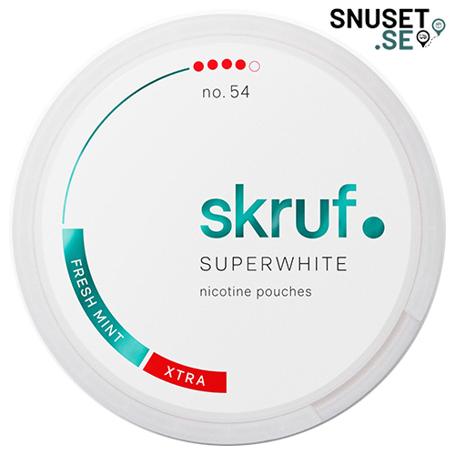 Skruf-Super-White-No-54-Fresh-Mint-#4-Extra-Stark-snuset