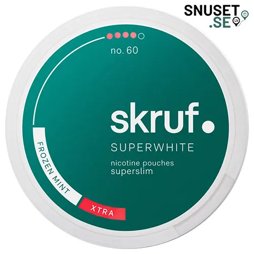 Skruf Super White No. 60 Frozen Mint #4
