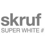 Skruf Super White logo