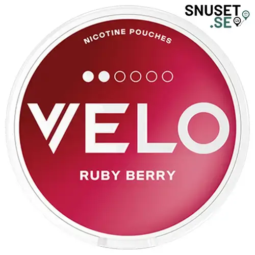 Velo Ruby Berry nyhet januari 2025