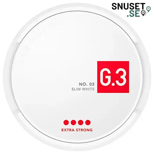 G3 Extra Strong Slim White ny design 2025