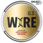 G3 WIRE Super Strong Slim White Dry äldre design