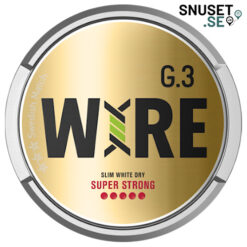 General-G.3-WIRE-Extra-Stark-Slim-White-Portionssnus-snuset