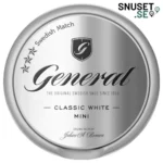 General Mini White Portionssnus äldre design