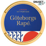 Göteborgs Rapé Lingon White Portion ny design 2023