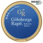 Göteborgs Rapé Mini White Portionssnus tidigare design