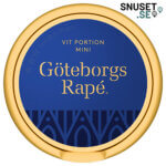 Göteborgs Rapé White Minisnus ny design 2023
