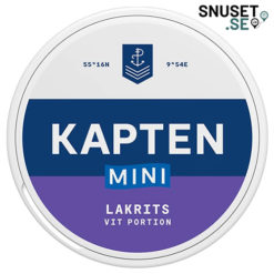 Kapten Lakrits Mini White Portion Ny Design