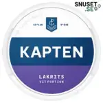 Kapten Lakrits Vit Portion Ny design 2024