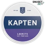 Kapten Lakrits Vit Portion äldre design
