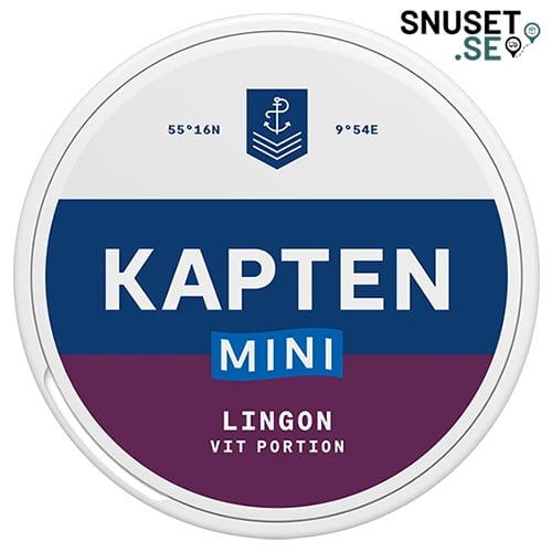 Kapten Lingon Mini White Portionssnus