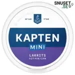Kapten Mini Lakrits Vit Portion Ny design 2024
