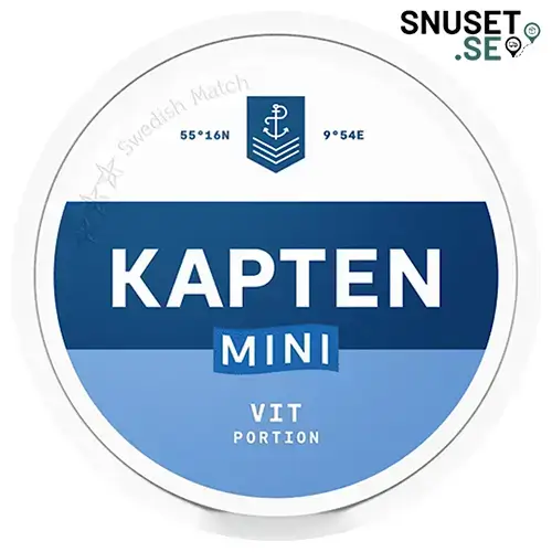 Kapten Mini Vit Portion Ny design 2024