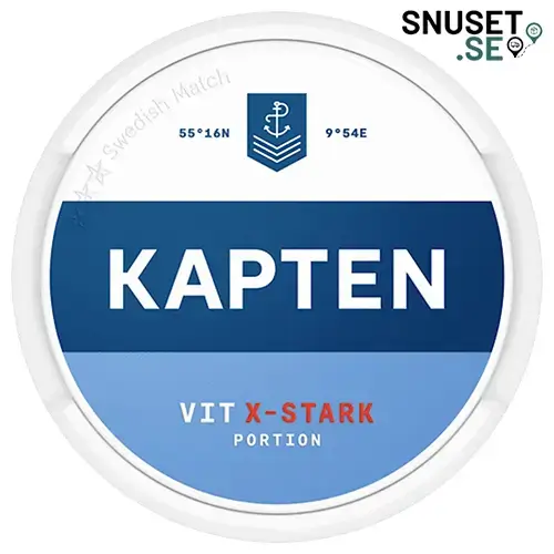 Kapten Vit X-Stark Portion Ny design 2024