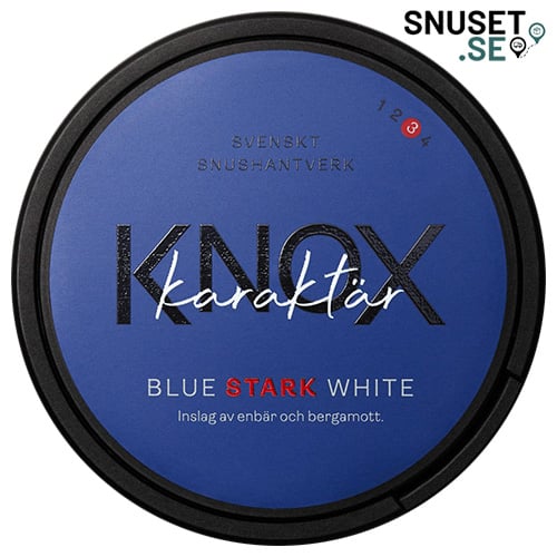 Knox Karaktär Blue Stark Vit Portion