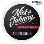 Nick & Johnny Americana Extra Strong Portion ny design 2024