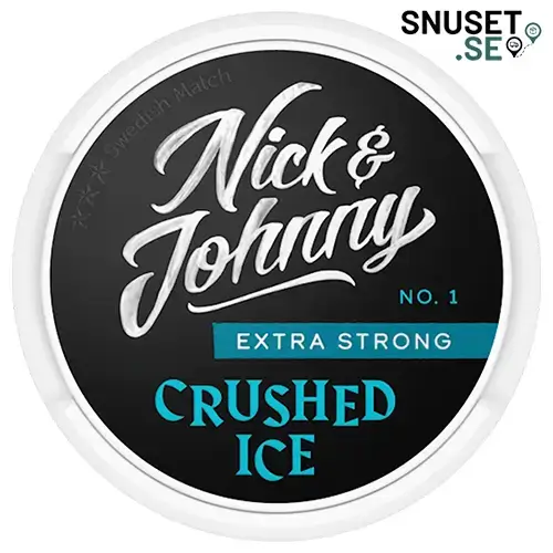 Nick & Johnny Crushed Ice Extra Strong Portion ny design 2024