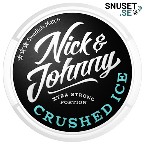 Nick & Johnny Crushed Ice Extra Stark Portion Snuset.se