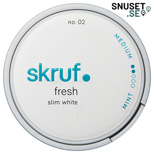 Skruf-No-02-Fresh-Slim-White-Portionssnus-snuset