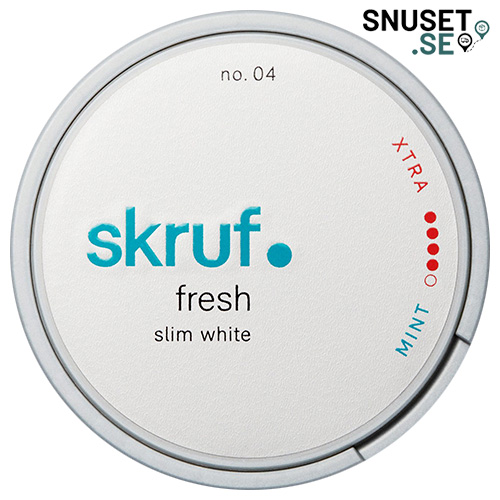 Skruf-No-04-Fresh-Extra-Stark-Slim-White-Portionssnus-snuset