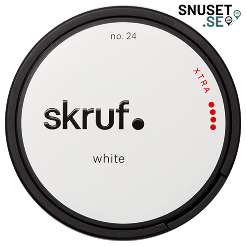 Skruf-No-24-Extra-Stark-White-Portionssnus-snuset