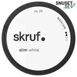 Skruf-No-25-Original-Slim-White-Portionssnus-snuset