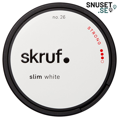 Skruf-No-26-Original-Stark-Slim-White-Portionssnus-snuset
