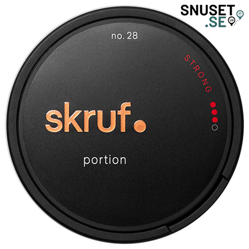 Skruf-No-28-Stark-Portionssnus-snuset