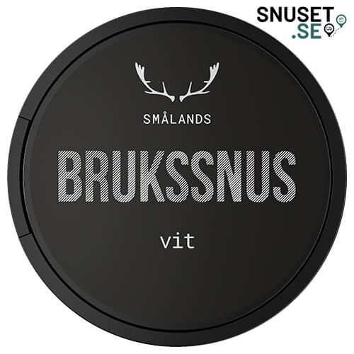 Smålands Brukssnus White Portion ny design september 2024