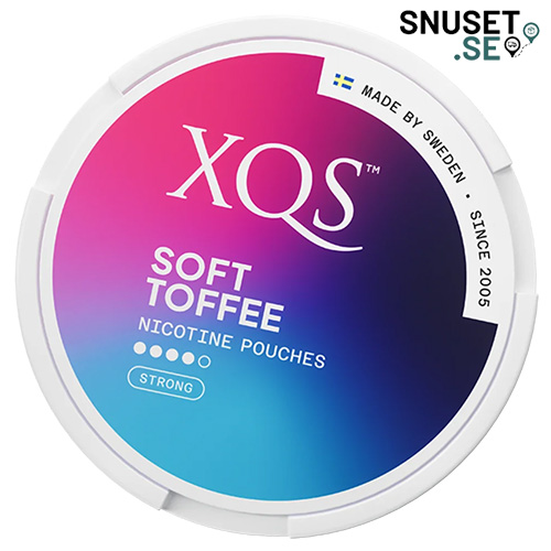 XQS Soft Toffee ny design. Hette tidigare XQS Pipe Candy