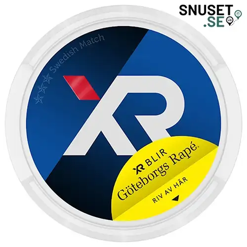 XR Göteborgs Rapé Slim White Strong blir Göteborgs Rapé Slim White Portion Strong