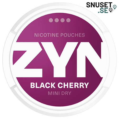 Zyn-Black-Cherry-Extra-Stark-Mini-snuset