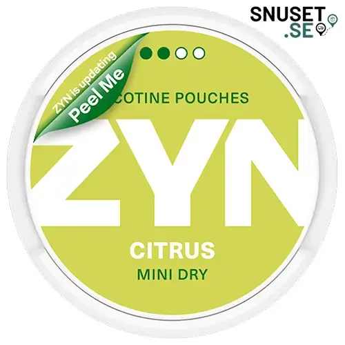Zyn Citrus Mini Dry 2 snart ny design 2025