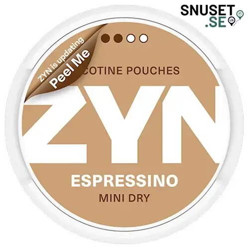 Zyn Espressino Mini Dry 2 snart ny design 2025