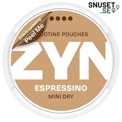 Zyn Espressino Mini Dry 4 snart ny design 2025