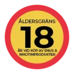 Alltid 18-årsgräns på snus