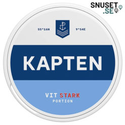 Kapten Stark White Portionssnus Ny Design