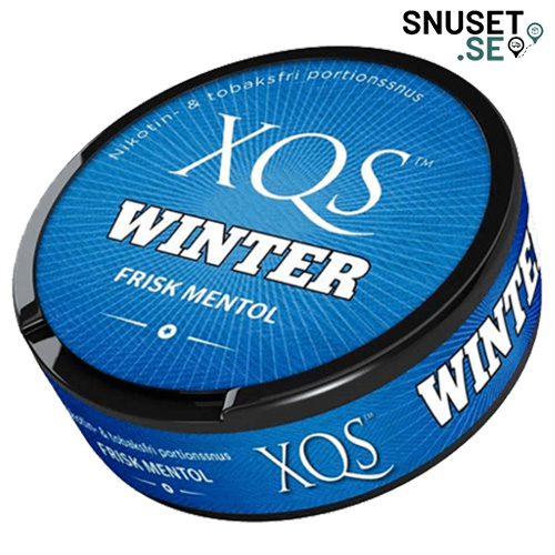 XQS Winter Nikotinfritt Portionssnus Snuset.se