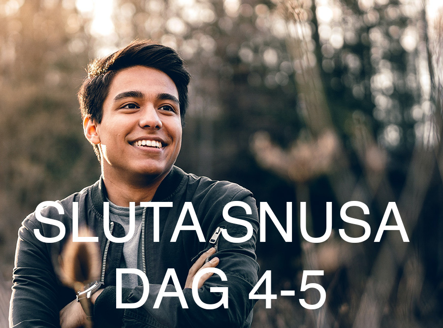 Sluta snusa dag 4-5