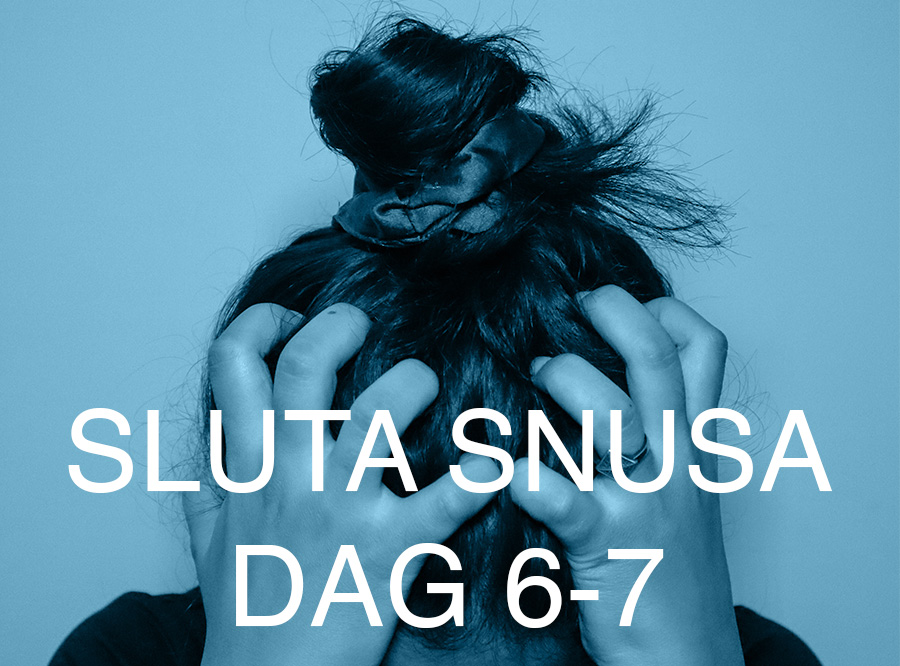 Sluta snusa dag 6-7