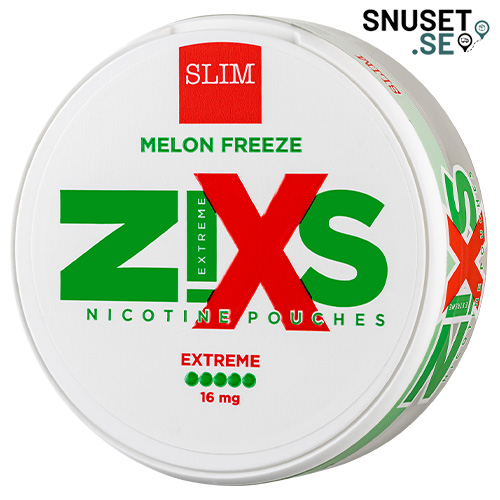 Zixs Melon Freeze Stark Slim Tobaksfritt Snus